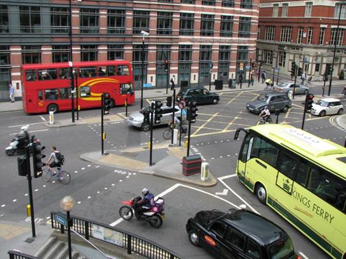 Looking across London (Photo by the writer)