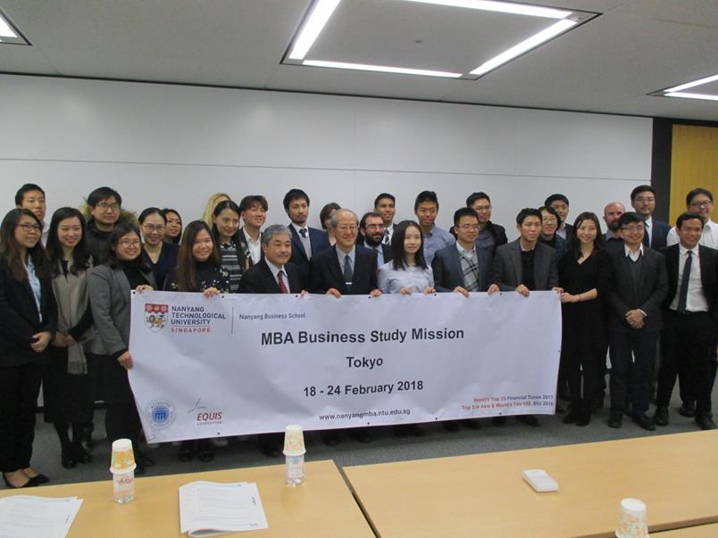 SCGR has welcomed MBA students from Nanyang Technological University.