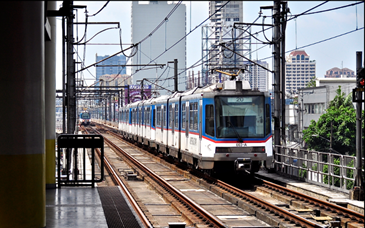 現在のMRT3号線（筆者撮影）