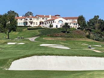 PGAツアーが開催されるリビエラ・カントリー・クラブ(Riviera Country Club)の外観（筆者撮影）