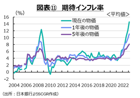 図表⑪　期待インフレ率