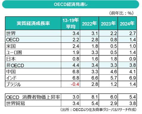 市場概観：インフレとデフレが混在する世界