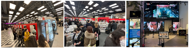 各所で開催されている日本のアニメ関連イベントの様子(当社スタッフ撮影)